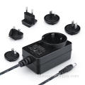 24V1A verwisselbare pluggen AC DC Power Adapter